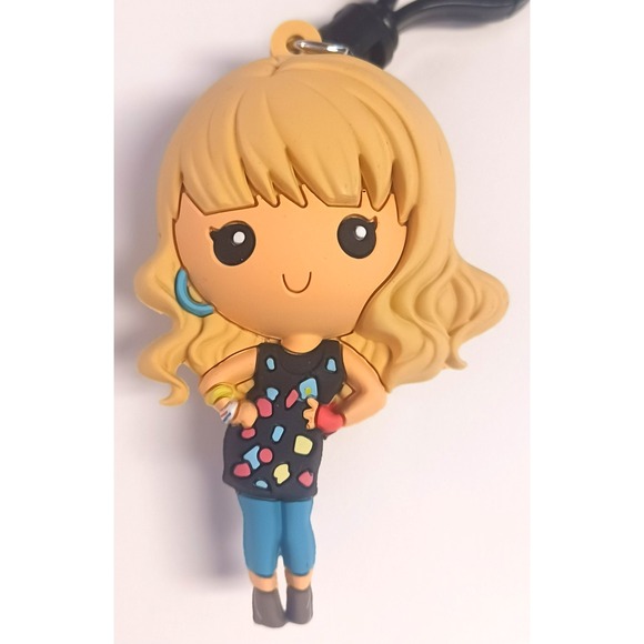 Disney / Monogram International Accessories - Disney Throwback Hannah Montana Miley Cyrus 3D Figure Bag Clip Keychain